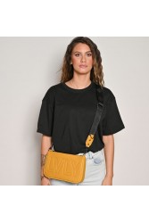 LOVELY HANDMADE Caldera Large Adora Bag Mustard Μουσταρδί γυναικεία τσάντα ώμου