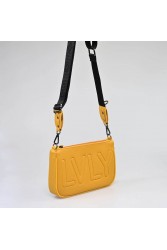 LOVELY HANDMADE Caldera Large Adora Bag Mustard Μουσταρδί γυναικεία τσάντα ώμου
