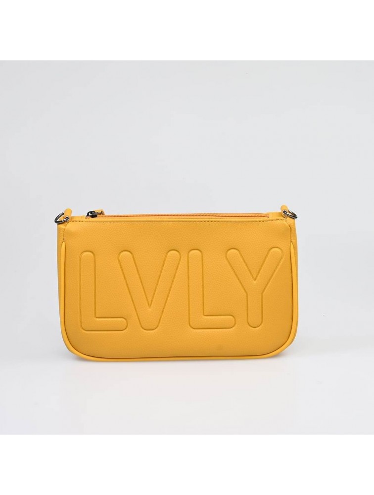 LOVELY HANDMADE Caldera Large Adora Bag Mustard Μουσταρδί γυναικεία τσάντα ώμου