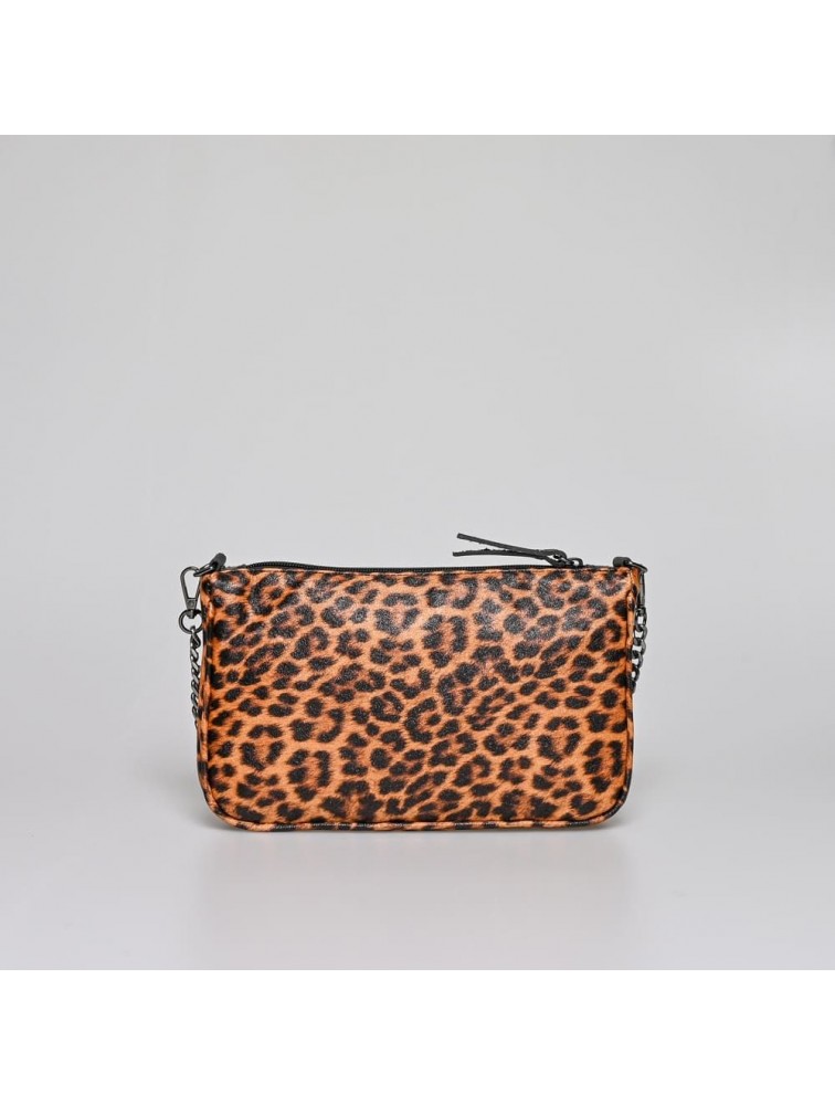 LOVELY HANDMADE Caldera Large Feral Bag Wild Leopard Λεοπάρ Γυναικεία Τσάντα ώμου