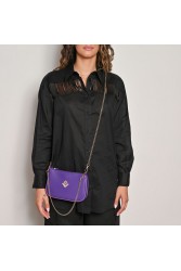 LOVELY HANDMADE Caldera Small Asti Bag Mauve Μωβ Γυναικεία Τσάντα Ώμου