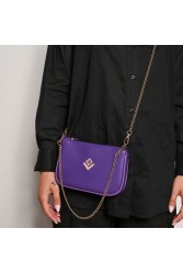 LOVELY HANDMADE Caldera Small Asti Bag Mauve Μωβ Γυναικεία Τσάντα Ώμου