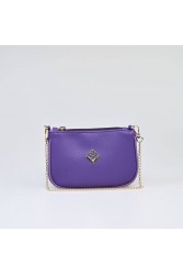 LOVELY HANDMADE Caldera Small Asti Bag Mauve Μωβ Γυναικεία Τσάντα Ώμου
