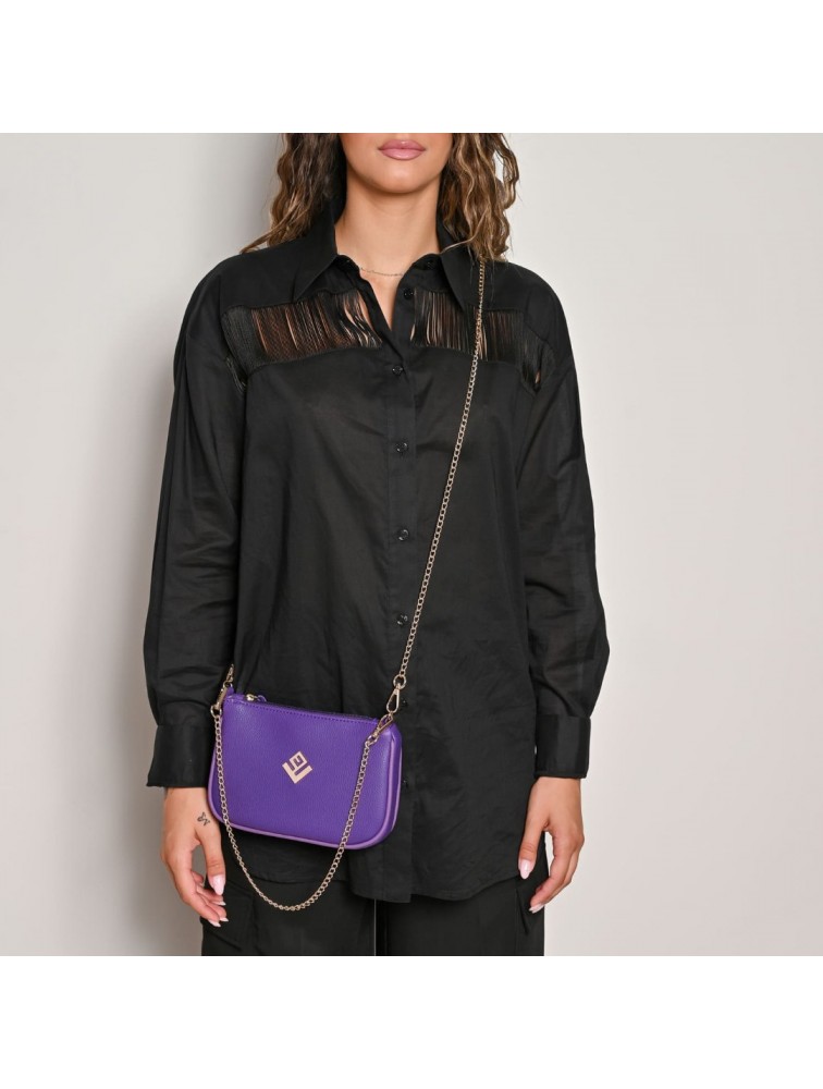 LOVELY HANDMADE Caldera Small Asti Bag Mauve Μωβ Γυναικεία Τσάντα Ώμου