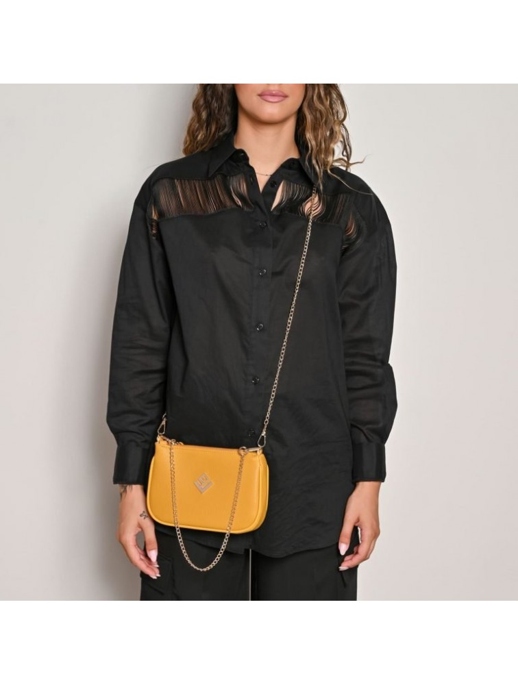 LOVELY HANDMADE Caldera Small Asti Bag Mustard Μουσταρδί Γυναικεία Τσάντα Ώμου