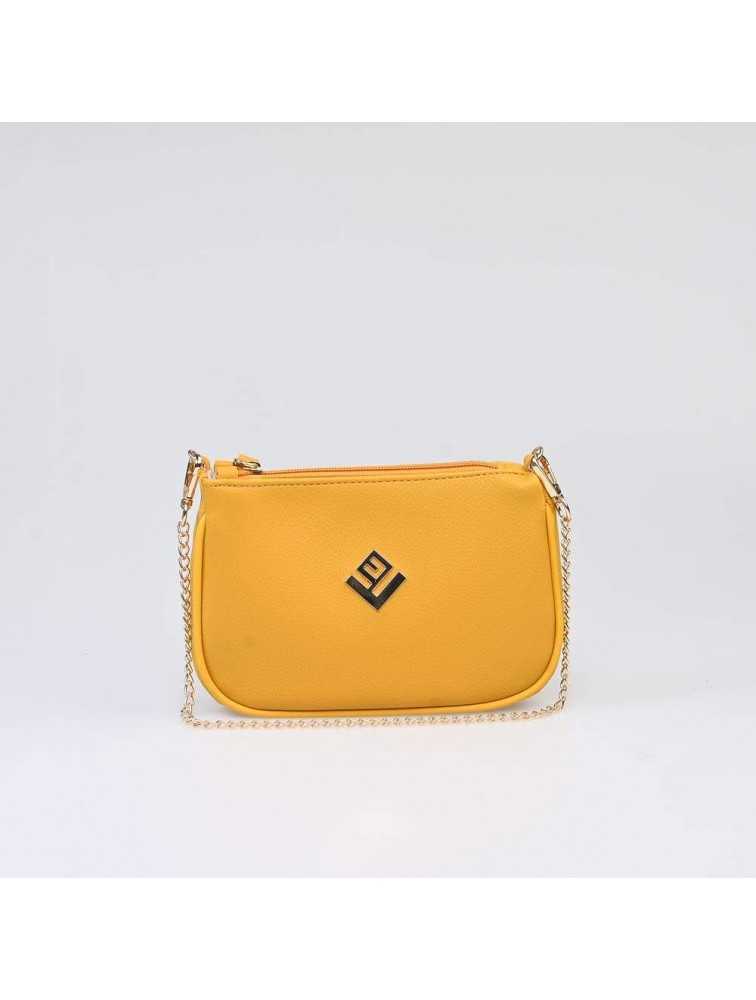 LOVELY HANDMADE Caldera Small Asti Bag Mustard Μουσταρδί Γυναικεία Τσάντα Ώμου