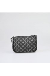 LOVELY HANDMADE Caldera Small Mosaic Bag Black Μαύρη γυναικεία τσάντα ώμου