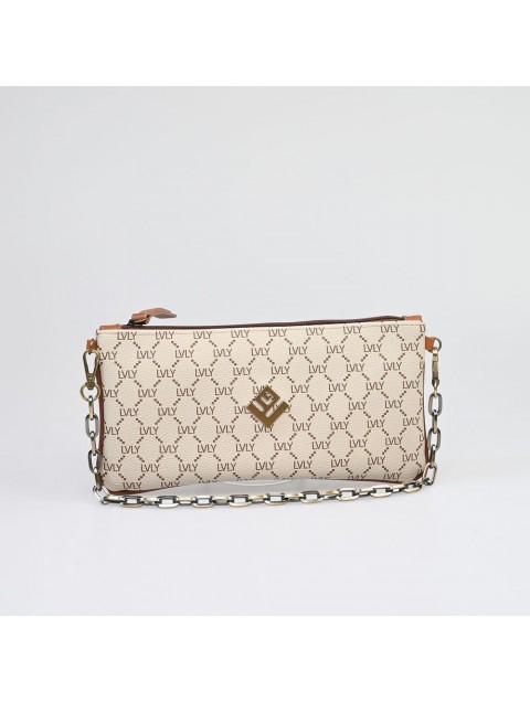 LOVELY HANDMADE Hespera Mosaic Bag Beige LOVELY HANDMADE Hespera Mosaic Bag Beige