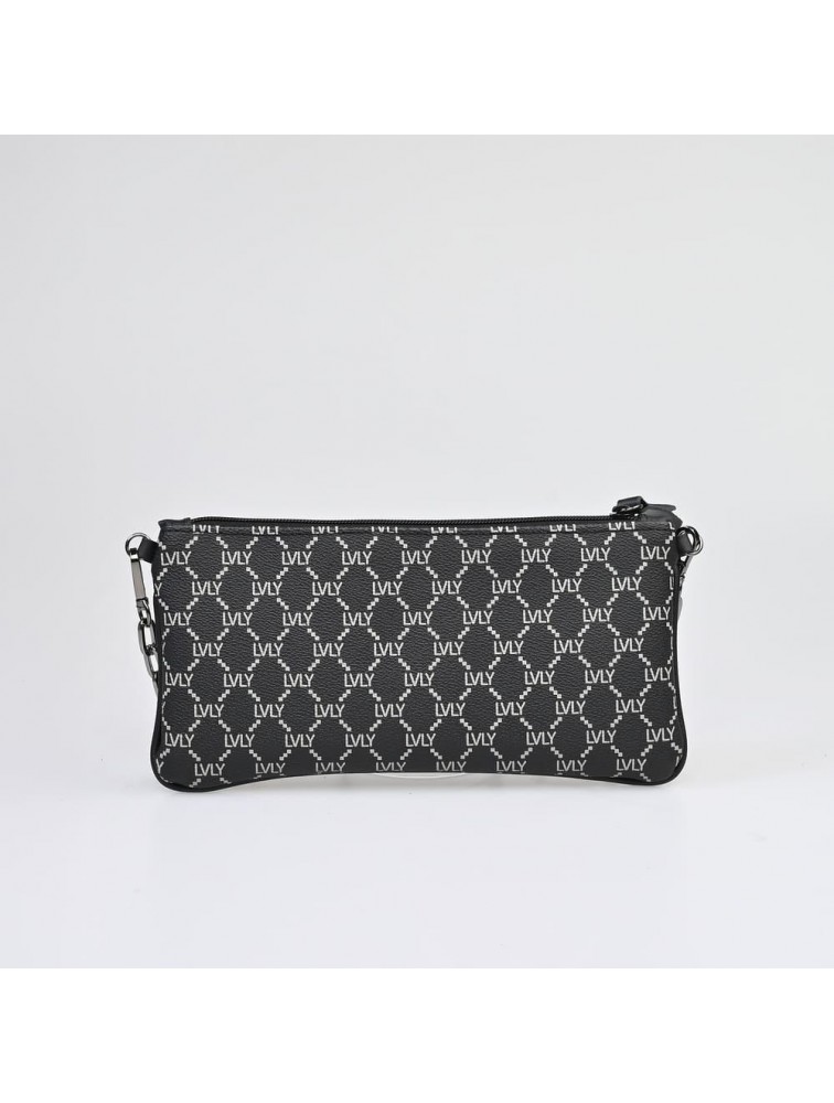 LOVELY HANDMADE Hespera Mosaic Bag Black Μαύρη Γυναικεία Τσάντα Ώμου