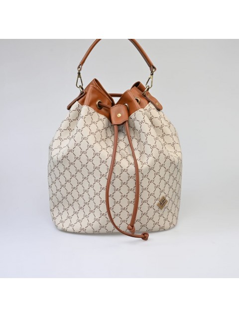 LOVELY HANDMADE Iris Mosaic Shoulderbag Beige LOVELY HANDMADE Iris Mosaic Shoulderbag Beige