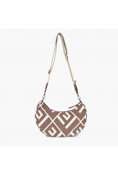 LOVELY HANDMADE Luna Rinella Bag Brown Καφέ γυναικεία τσάντα ώμου