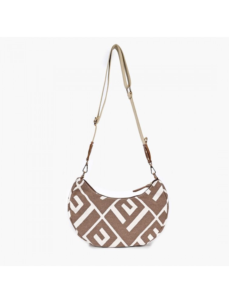 LOVELY HANDMADE Luna Rinella Bag Brown Καφέ γυναικεία τσάντα ώμου