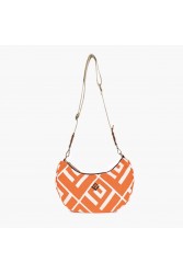 LOVELY HANDMADE Luna Rinella Bag Orange Πορτοκαλί γυναικεία τσάντα ώμου