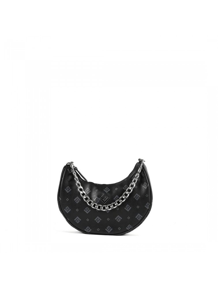 LOVELY HANDMADE Luna Signature Bag | Μαύρο