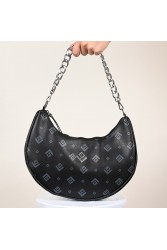 LOVELY HANDMADE Luna Signature Bag | Μαύρο