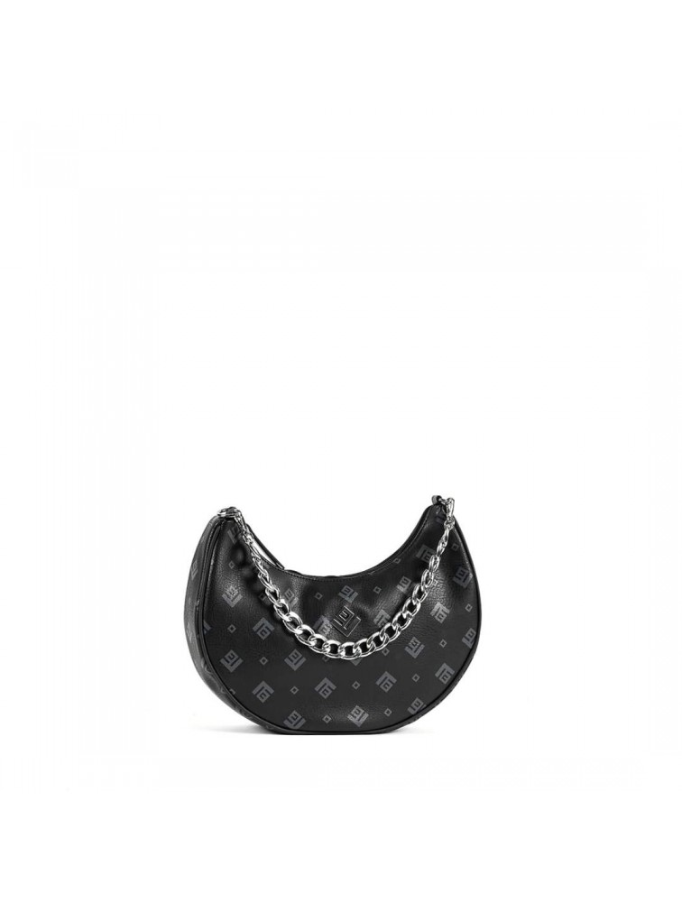 LOVELY HANDMADE Luna Signature Bag | Μαύρο