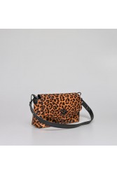 LOVELY HANDMADE Mira Feral Bag Wild Leopard Λεοπάρ Γυναικεία Τσάντα ώμου