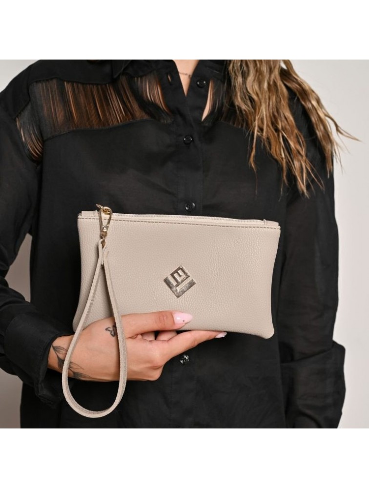 LOVELY HANDMADE Purse Asti Ecru Εκρού γυναικείο πορτοφόλι