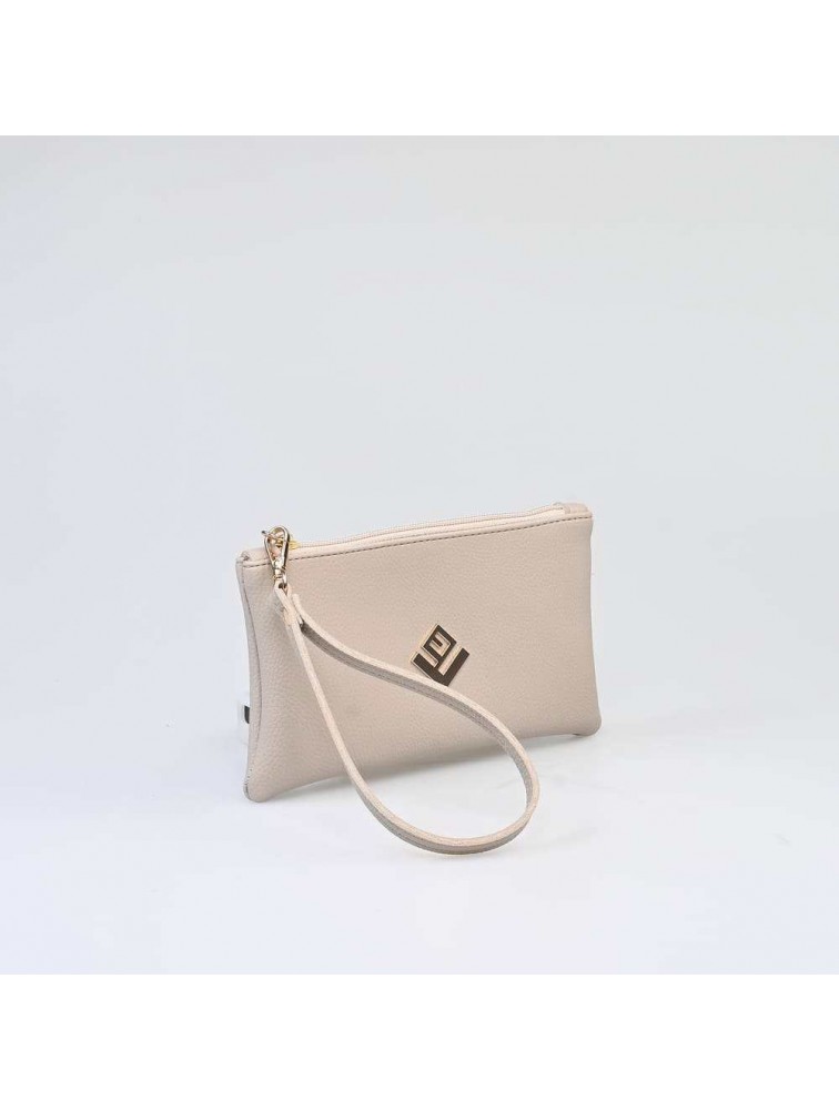 LOVELY HANDMADE Purse Asti Ecru Εκρού γυναικείο πορτοφόλι