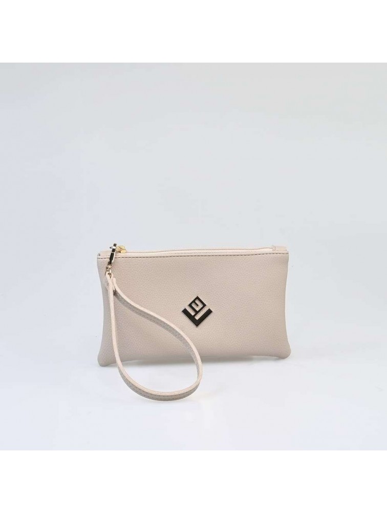 LOVELY HANDMADE Purse Asti Ecru Εκρού γυναικείο πορτοφόλι