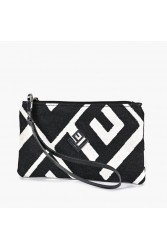 LOVELY HANDMADE Purse Rinella Black Μαύρο γυναικείο πορτοφόλι