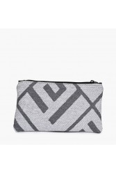 LOVELY HANDMADE Purse Rinella Grey Γκρι γυναικείο πορτοφόλι