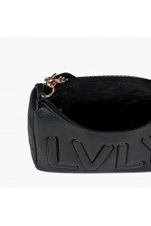 LOVELY HANDMADE Regina Adora Bag Black Μαύρη γυναικεία τσάντα ώμου