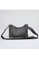 LOVELY HANDMADE Regina Mosaic Bag Black Μαύρη Γυναικεία Τσάντα Ώμου