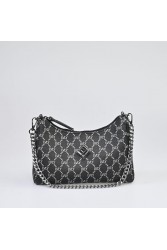 LOVELY HANDMADE Regina Mosaic Bag Black Μαύρη Γυναικεία Τσάντα Ώμου