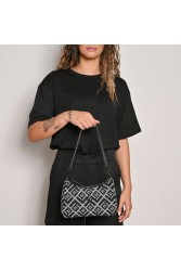 LOVELY HANDMADE Regina Rinella Bag Black Μαύρη γυναικεία τσάντα ώμου