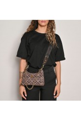 LOVELY HANDMADE Regina Rinella Bag Brown Καφέ γυναικεία τσάντα ώμου