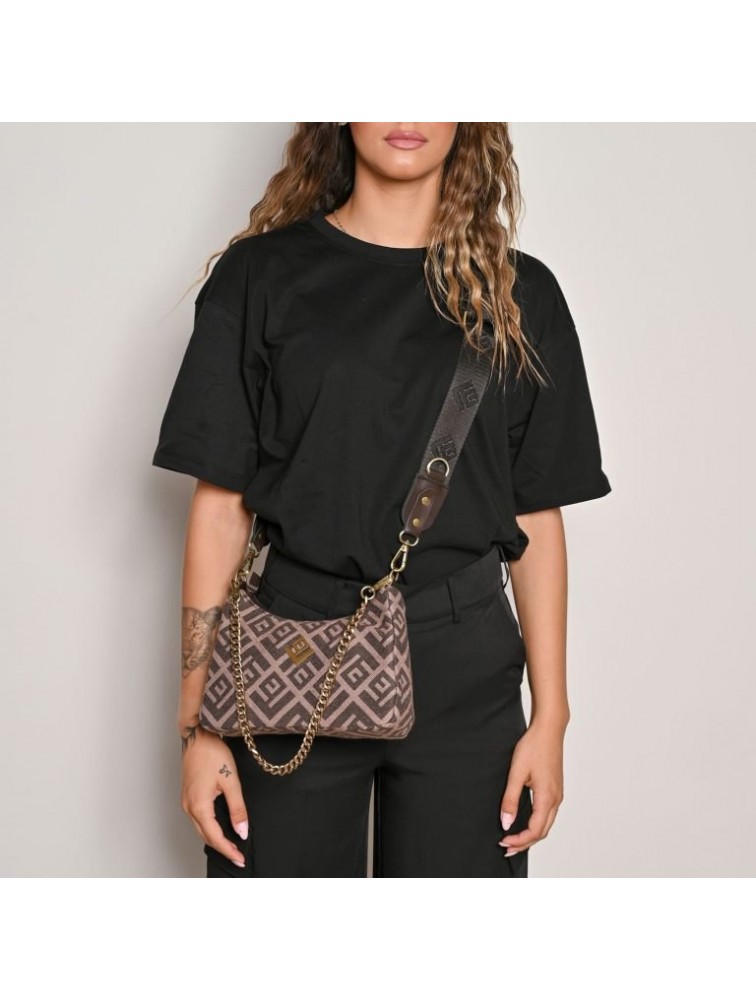 LOVELY HANDMADE Regina Rinella Bag Brown Καφέ γυναικεία τσάντα ώμου