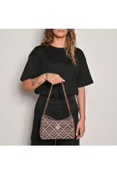LOVELY HANDMADE Regina Rinella Bag Brown Καφέ γυναικεία τσάντα ώμου