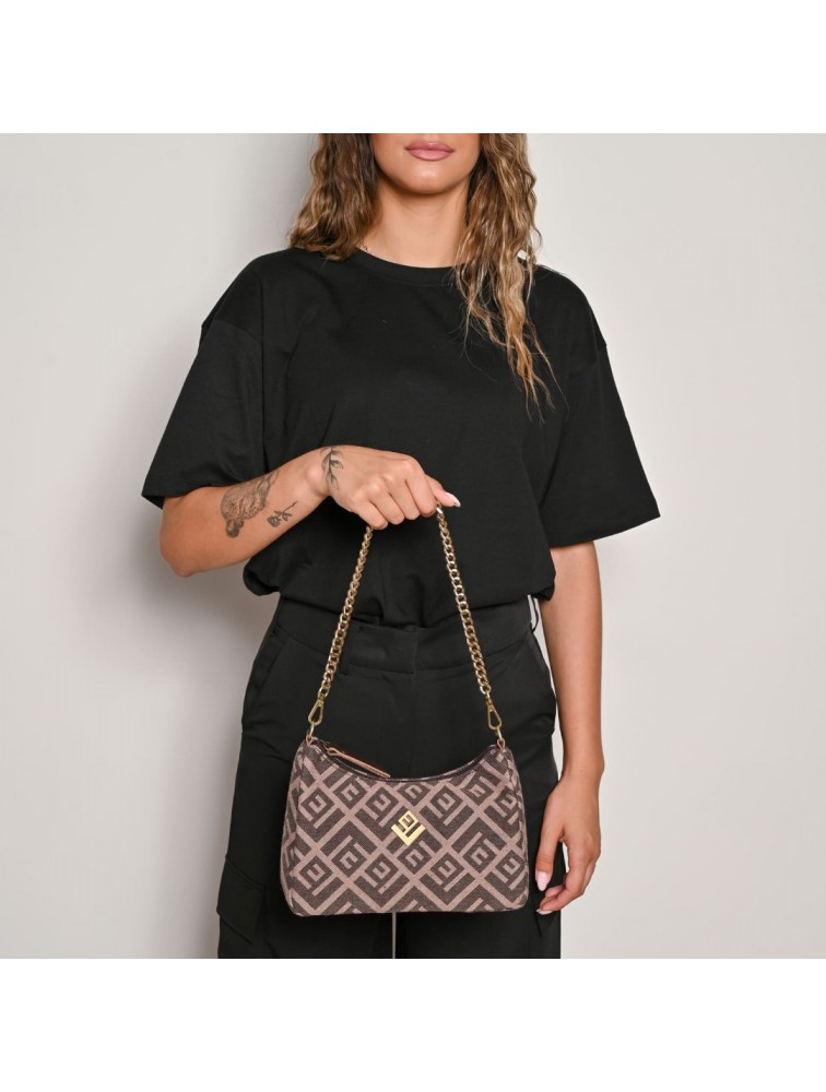 LOVELY HANDMADE Regina Rinella Bag Brown Καφέ γυναικεία τσάντα ώμου