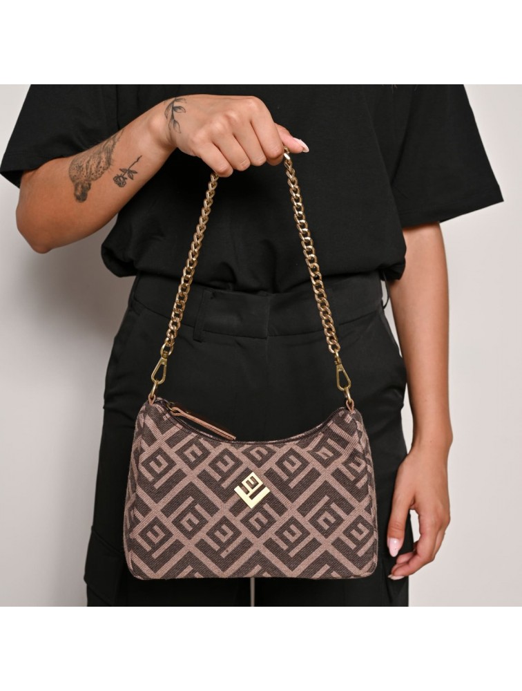 LOVELY HANDMADE Regina Rinella Bag Brown Καφέ γυναικεία τσάντα ώμου