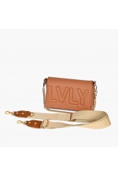 LOVELY HANDMADE Zoe Small Adora Bag |Κάμελ