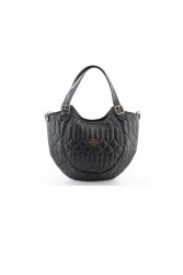 LOVELY HANDMADE London Large Diamond Bag | Μαύρο