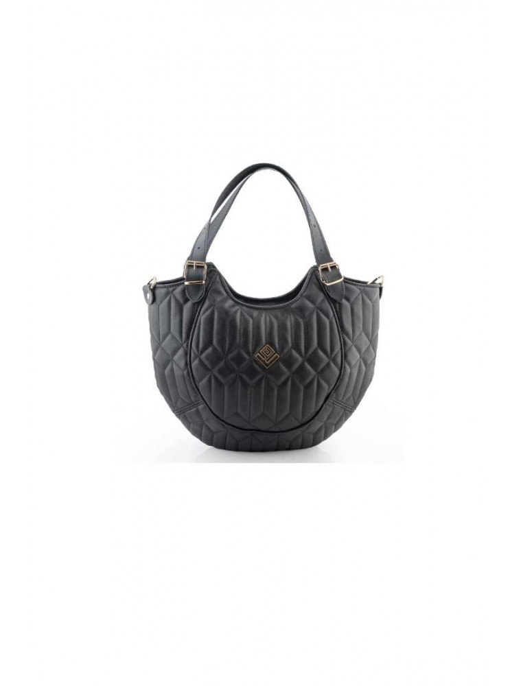 LOVELY HANDMADE London Large Diamond Bag | Μαύρο