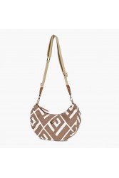 LOVELY HANDMADE Luna Rinella Bag Brown Καφέ γυναικεία τσάντα ώμου