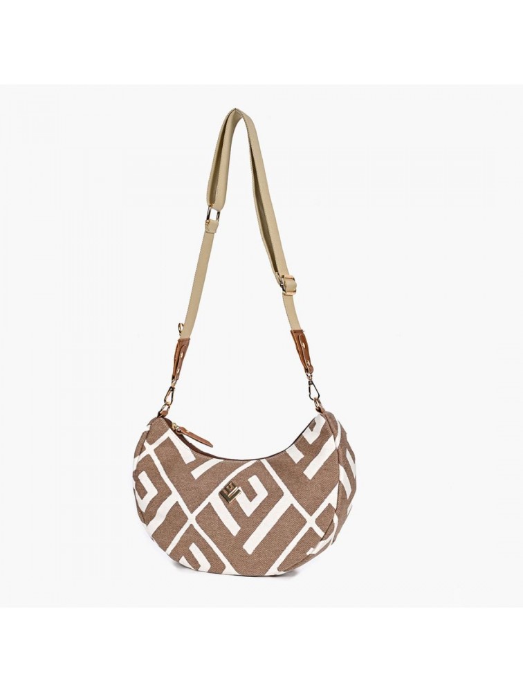 LOVELY HANDMADE Luna Rinella Bag Brown Καφέ γυναικεία τσάντα ώμου