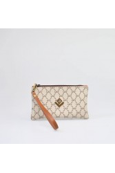 LOVELY HANDMADE Purse Mosaic Beige Γυναικείο πορτοφόλι Μπεζ