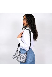 LOVELY HANDMADE Regina Rinella Bag Grey Γκρι γυναικεία τσάντα ώμου
