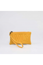 LOVELY HANDMADE Purse Adora Yellow Κίτρινο γυναικείο πορτοφόλι