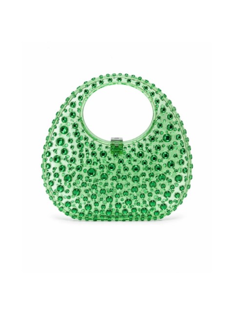 LUNEA BAGS Emeralda Green Women's Bag with Crystals
