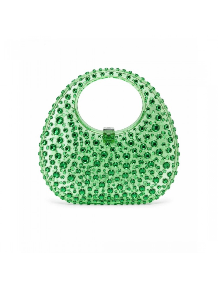 LUNEA BAGS Emeralda Green Women's Bag with Crystals