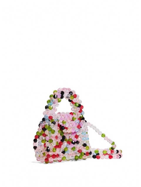 LUNEA BAGS Blossom Rainbow Mini Πολύχρωμη Γυναικεία Μίνι Τσάντα Με Χάντρες