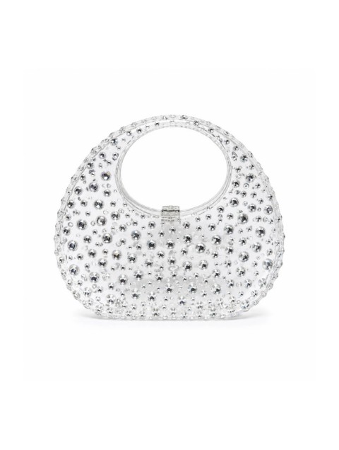 LUNEA BAGS Pearle Transparent Women's Bag with Crystalls