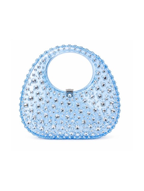 LUNEA BAGS Sapphirea Light Blue Women's Bag with Crystals