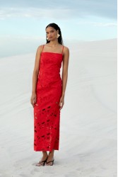 MALLORY THE LABEL Amara Red Dress