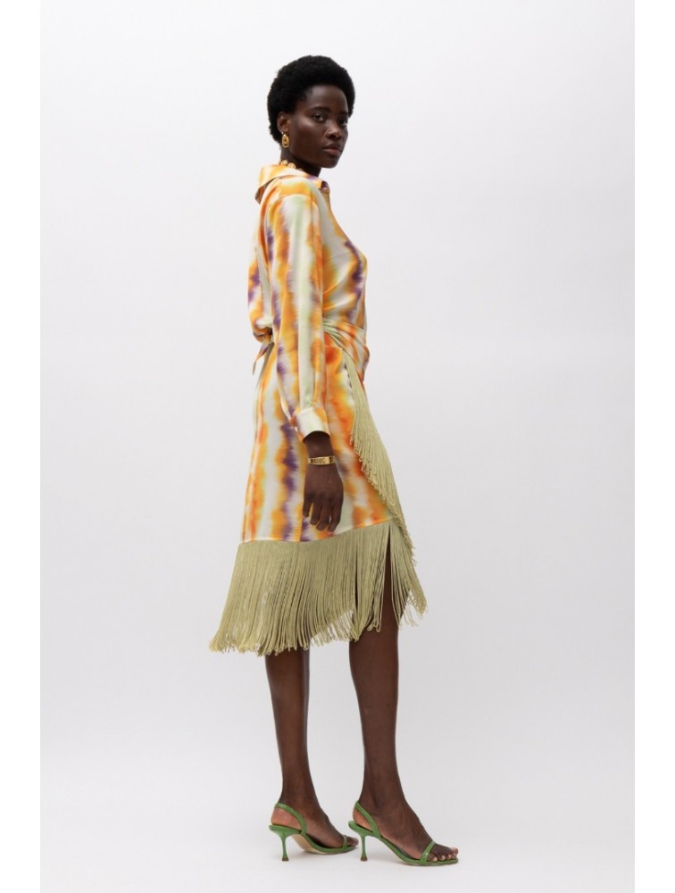MALLORY THE LABEL Carmen Yellow Dress Κίτρινο Φόρεμα